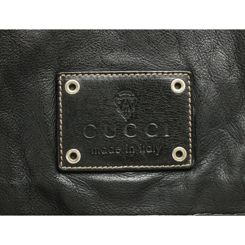 Gucci Black Tote Bag Shoulder Leather - Picture 9 of 9
